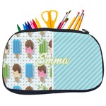 Popsicles and Polka Dots Neoprene Pencil Case - Medium w/ Name or Text