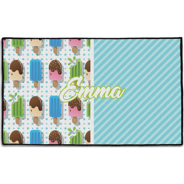 Custom Popsicles and Polka Dots Door Mat - 60"x36" (Personalized)