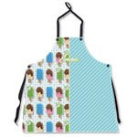 Popsicles and Polka Dots Apron Without Pockets w/ Name or Text