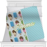Popsicles and Polka Dots Minky Blanket (Personalized)