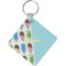 Popsicles and Polka Dots Diamond Plastic Keychain w/ Name or Text