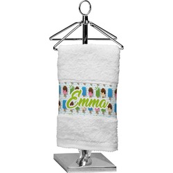 Popsicles and Polka Dots Cotton Finger Tip Towel (Personalized)