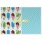 Popsicles and Polka Dots Personalized Placemat (Front)