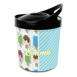 Popsicles and Polka Dots Plastic Ice Bucket (Personalized)