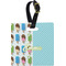 Popsicles and Polka Dots Personalized Square Luggage Tag