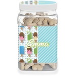 Popsicles and Polka Dots Dog Treat Jar (Personalized)
