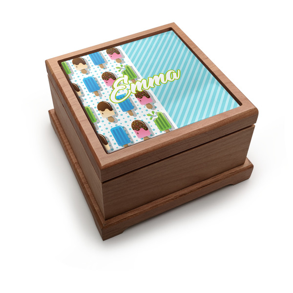 Custom Popsicles and Polka Dots Pet Urn w/ Name or Text