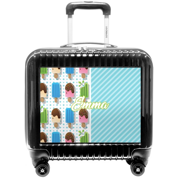 Custom Popsicles and Polka Dots Pilot / Flight Suitcase (Personalized)