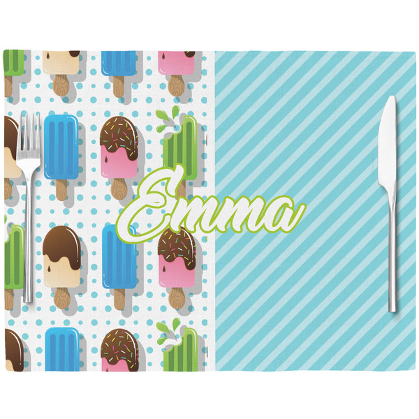 Popsicles and Polka Dots Placemat with Props