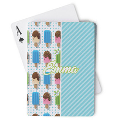 Popsicles and Polka Dots Playing Cards (Personalized)