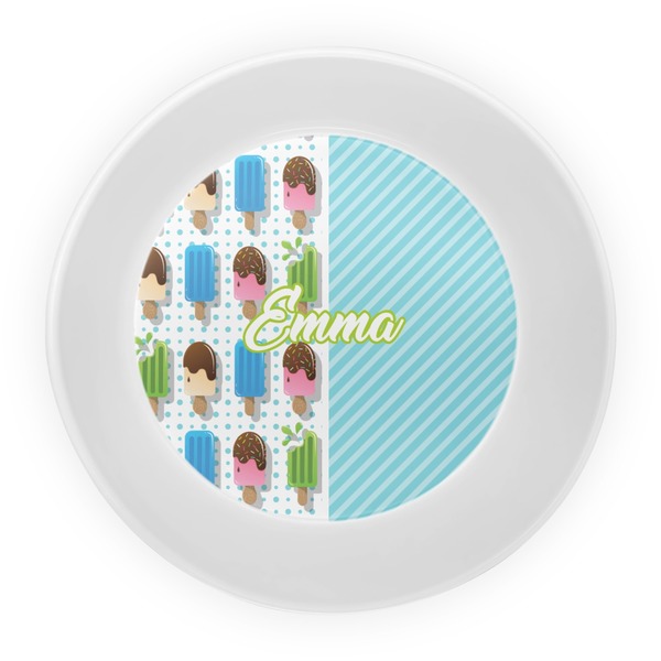 Popsicles and Polka Dots Melamine Bowl - Center