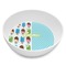 Popsicles and Polka Dots Melamine Bowl - Side and center