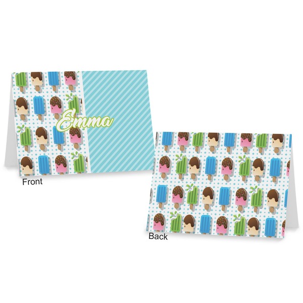 Popsicles and Polka Dots Postcard - Front and Back