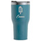 Popsicles and Polka Dots RTIC Tumbler - Dark Teal - Front