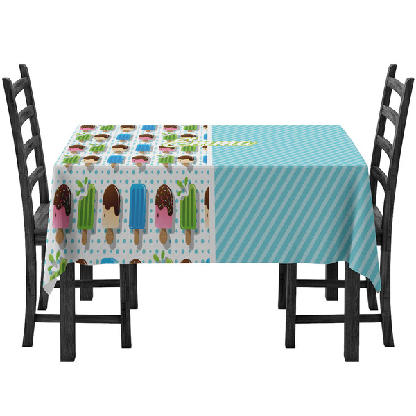 Custom Popsicles and Polka Dots Tablecloth (Personalized)