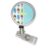 Popsicles and Polka Dots Retractable Badge Reel (Personalized)