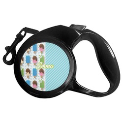 Popsicles and Polka Dots Retractable Dog Leash (Personalized)