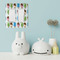 Popsicles and Polka Dots Rocker Light Switch Covers - Double - IN CONTEXT