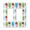 Popsicles and Polka Dots Rocker Light Switch Covers - Double - MAIN