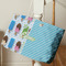 Popsicles and Polka Dots Large Rope Tote - Life Style