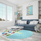 Popsicles and Polka Dots Round Area Rug - IN CONTEXT
