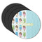 Popsicles and Polka Dots Round Coaster Rubber Back - Main