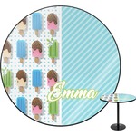 Popsicles and Polka Dots Round Table - 24" (Personalized)