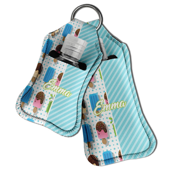 Popsicles and Polka Dots Sanitizer Holder Keychain - Both in Case (PARENT)