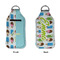 Popsicles and Polka Dots Sanitizer Holder Keychain - Large APPROVAL (Flat)
