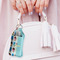 Popsicles and Polka Dots Sanitizer Holder Keychain - Large (LIFESTYLE)