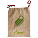 Popsicles and Polka Dots Santa Sack - Front (Personalized)