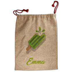 Popsicles and Polka Dots Santa Sack - Front (Personalized)