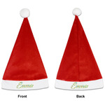 Popsicles and Polka Dots Santa Hat - Front & Back (Personalized)