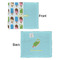 Popsicles and Polka Dots Security Blanket - Front & Back View