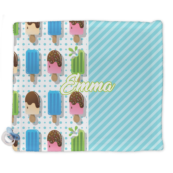 Custom Popsicles and Polka Dots Security Blankets - Double Sided (Personalized)