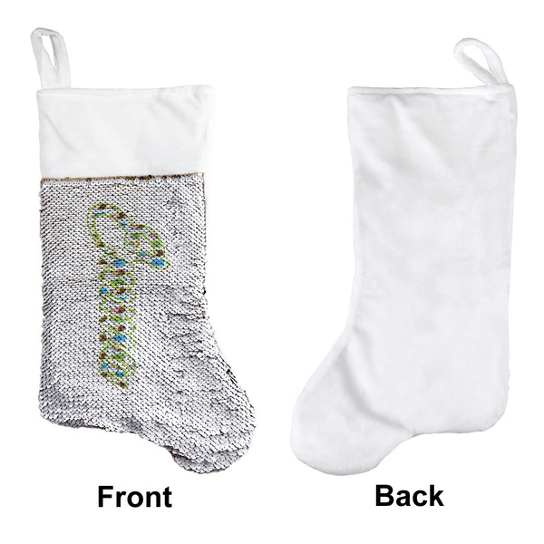 Popsicles and Polka Dots Sequin Stocking - Approval