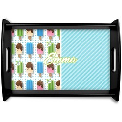Popsicles and Polka Dots Wooden Tray (Personalized)