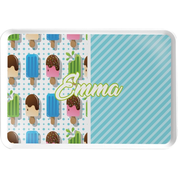 Custom Popsicles and Polka Dots Serving Tray (Personalized)