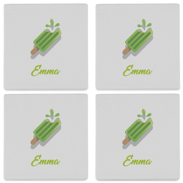 Popsicles and Polka Dots Set of 4 Sandstone Coasters - See All 4 View