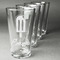 Popsicles and Polka Dots Set of Four Engraved Pint Glasses - Set View