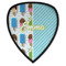 Popsicles and Polka Dots Iron on Shield Patch A w/ Name or Text