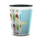 Popsicles and Polka Dots Ceramic Shot Glass - 1.5 oz - Two Tone - Set of 4 (Personalized)