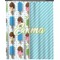 Popsicles and Polka Dots Extra Long Shower Curtain - 70"x84" (Personalized)