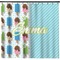 Popsicles and Polka Dots Shower Curtain (Personalized)