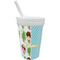Popsicles and Polka Dots Sippy Cup with Straw (Personalized)