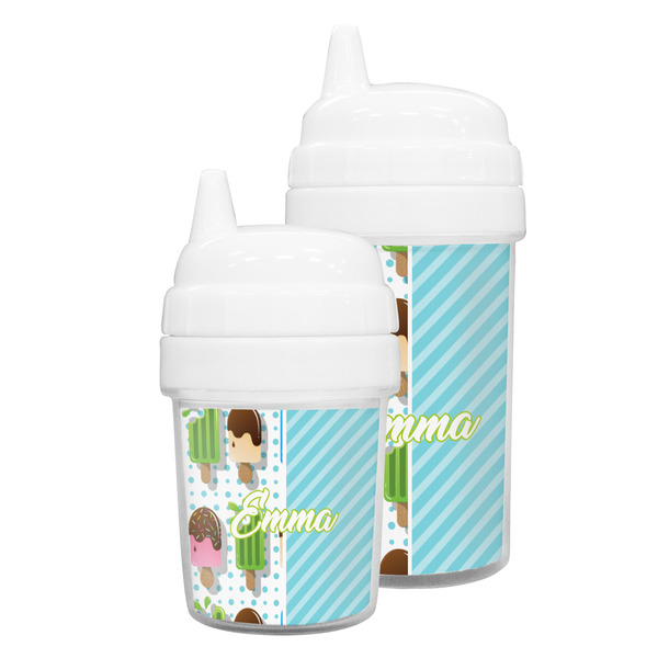 Popsicles and Polka Dots Sippy Cups