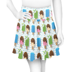 Popsicles and Polka Dots Skater Skirt - X Small (Personalized)