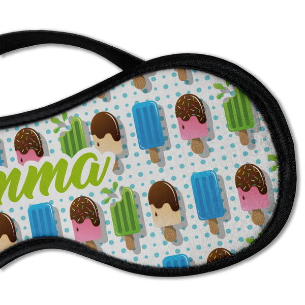 Popsicles and Polka Dots Sleeping Eye Mask - DETAIL Large
