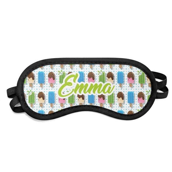 Custom Popsicles and Polka Dots Sleeping Eye Mask - Small (Personalized)