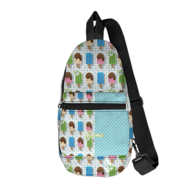 Custom Popsicles and Polka Dots Sling Bag (Personalized)